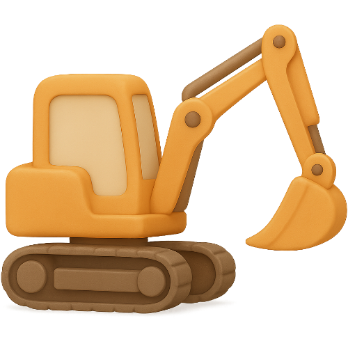 Diggers and cranes: personalised children's book