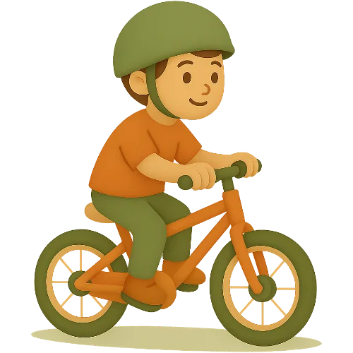 Learning to ride a bike: personalized children's book