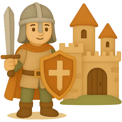Middle Ages personalised children's book