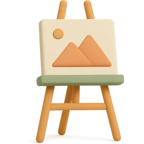 Personalized children's book about painting