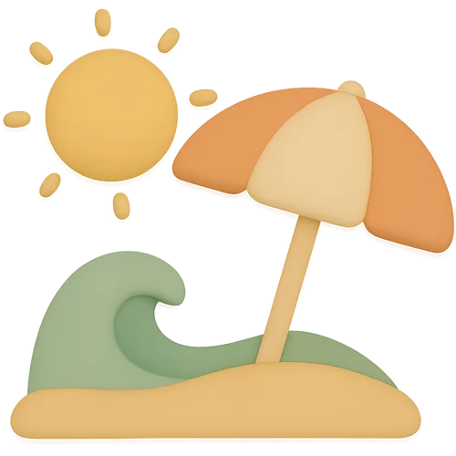To the beach: a personalized children's book