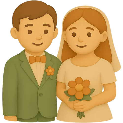 Wedding personalized children's book starring your child