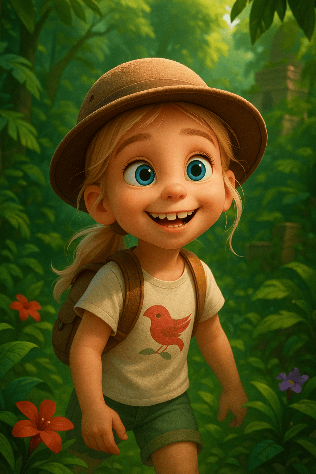 Illustration for Searching for the hidden temple