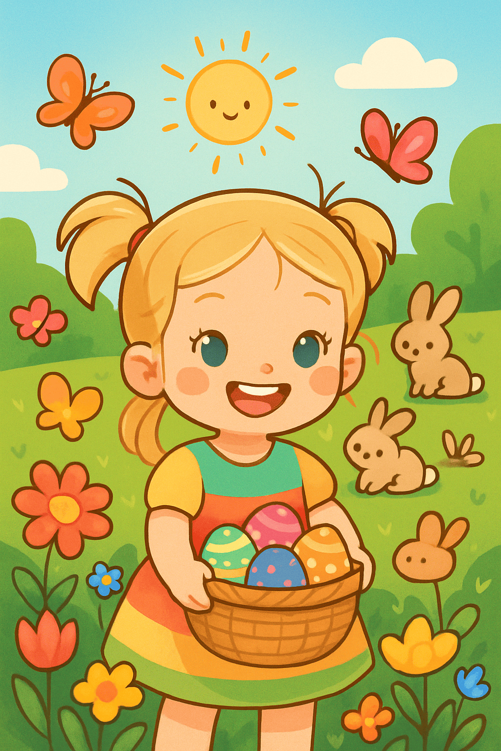 Easter joy in spring