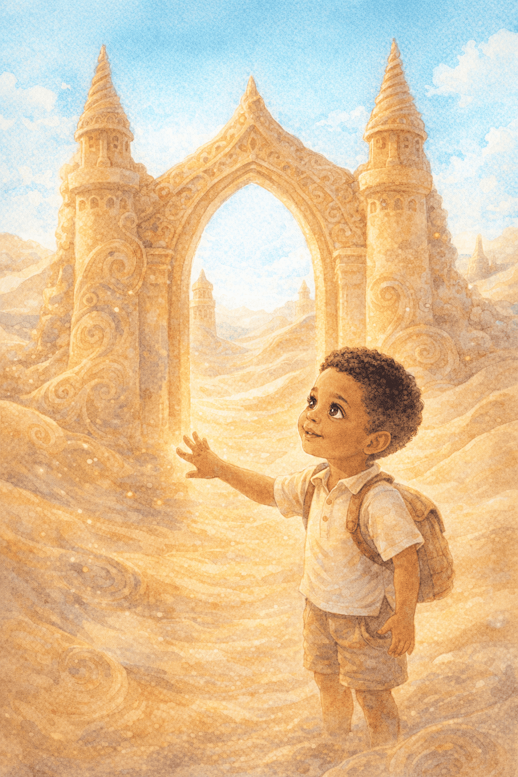 Illustration for The gates of the sandrealm