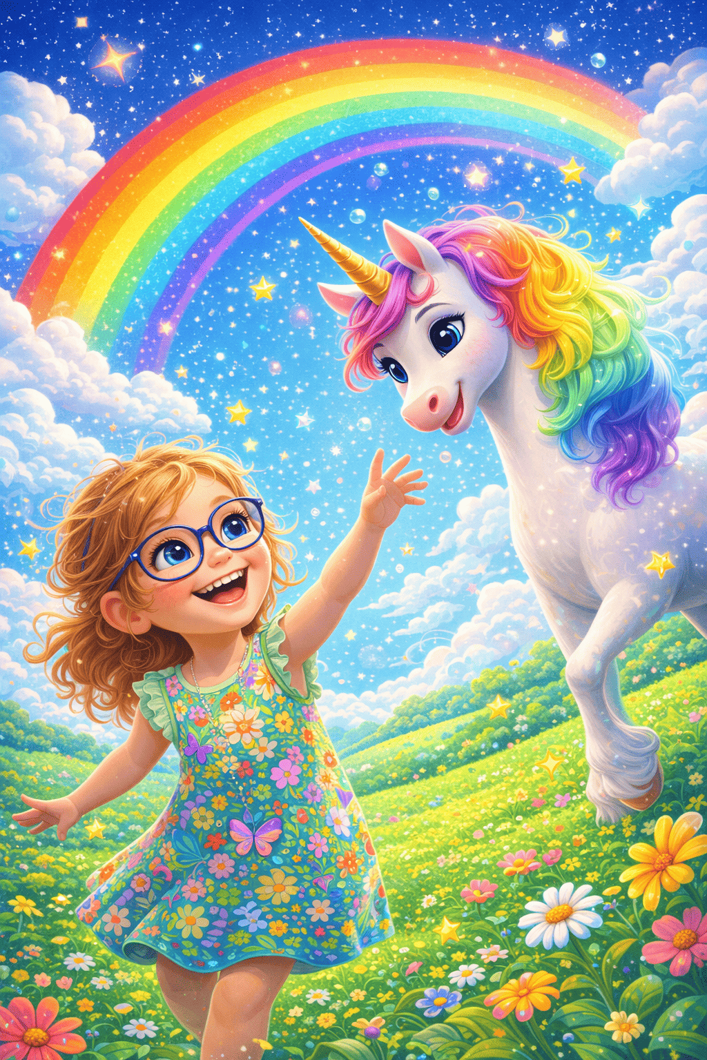 The rainbow of the unicorn