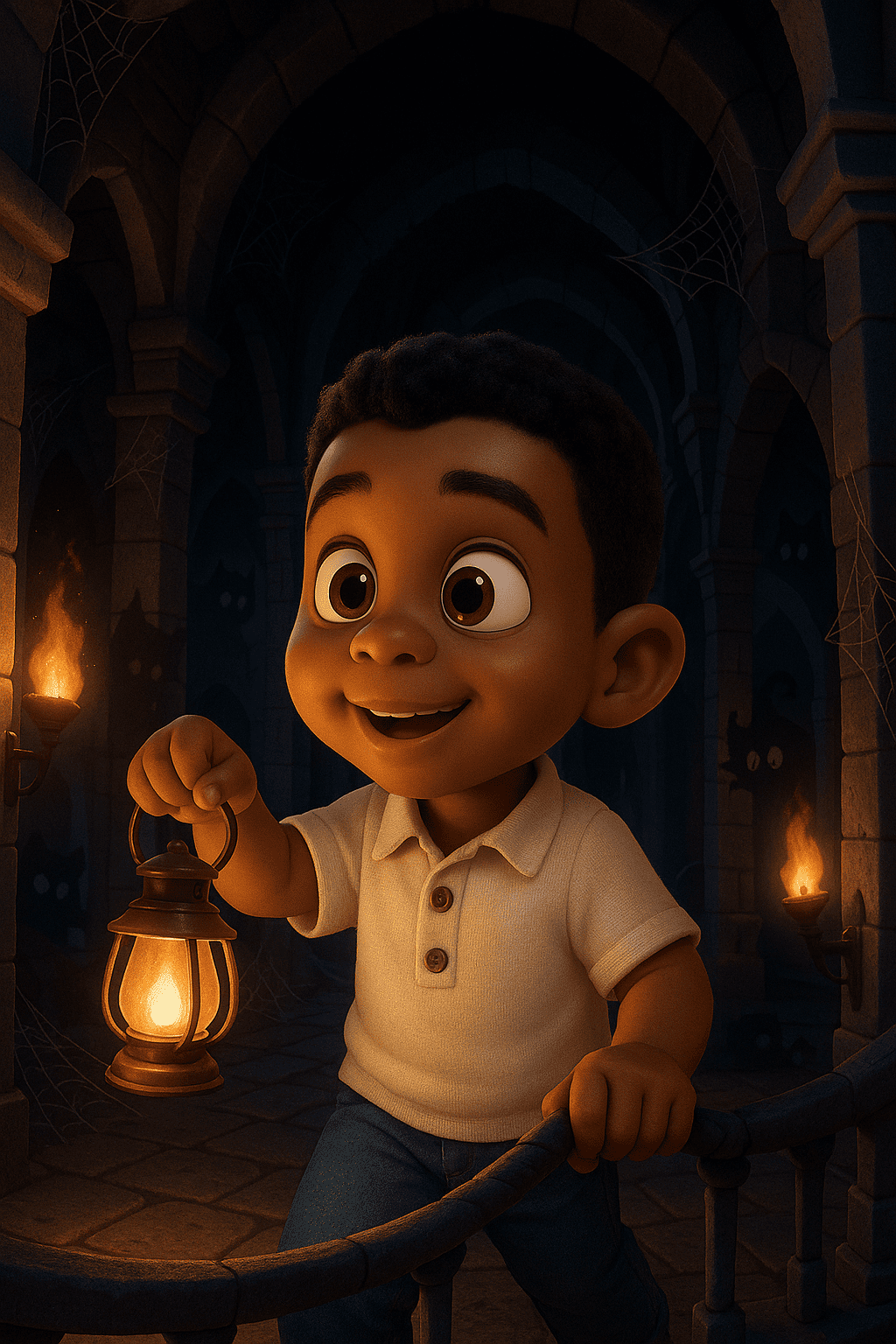 Illustration for The secret passages of creepy castle
