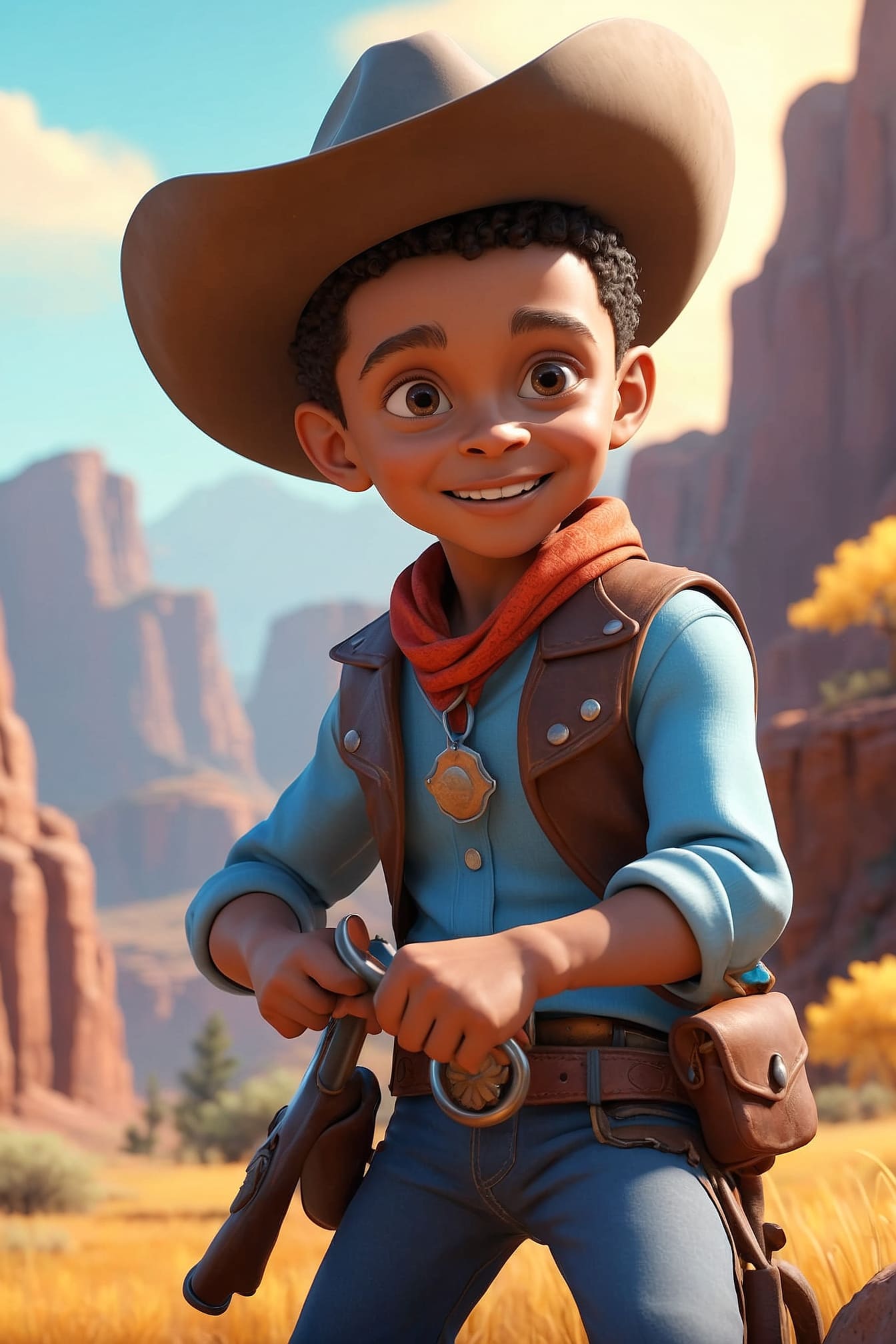 The honest cowboy and his wild adventures