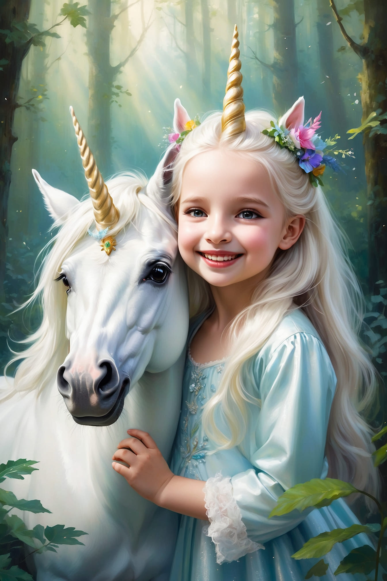 The magical unicorn and the friendship song